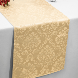 Table Runner DAMASK GOLD