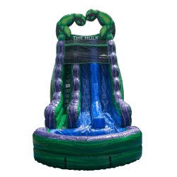 22 Ft Hulk Water Slide Double Lane