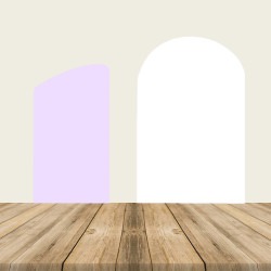 Lavender & White Chiara Backdrop (Set of 2)