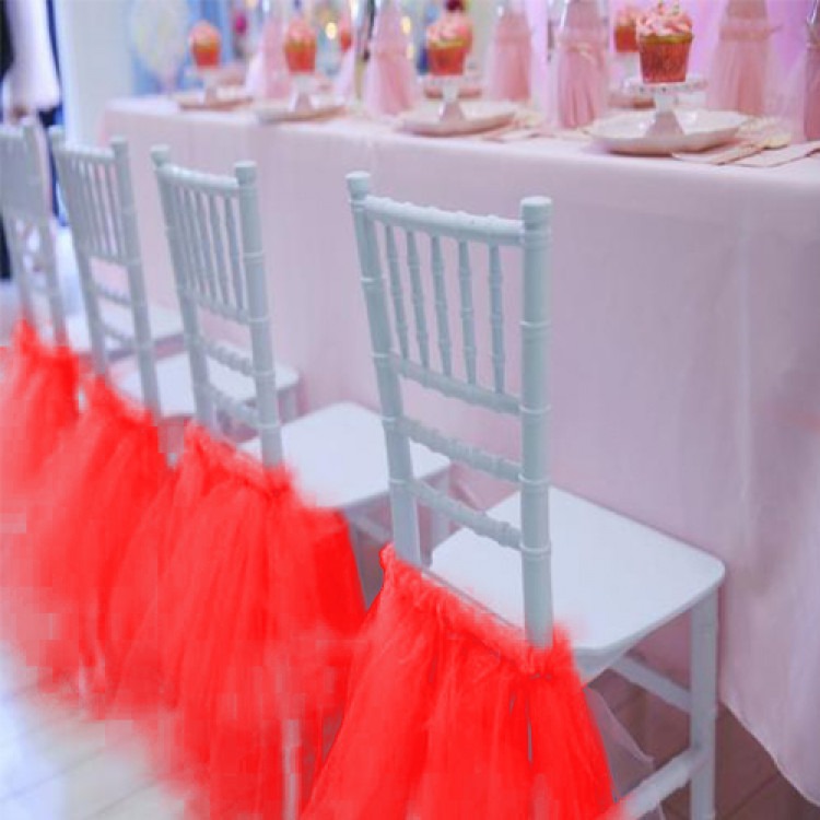 Tutu For Kids Chairs RED