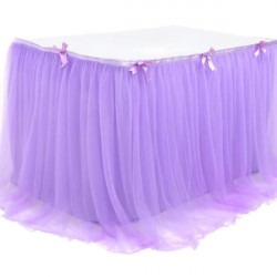 Tablecloth Tutu Table Skirt Lila 90x132