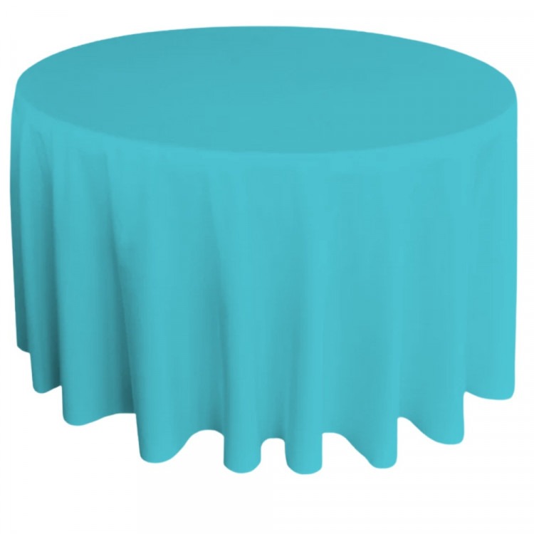 Tablecloth Round Dark Aqua	120