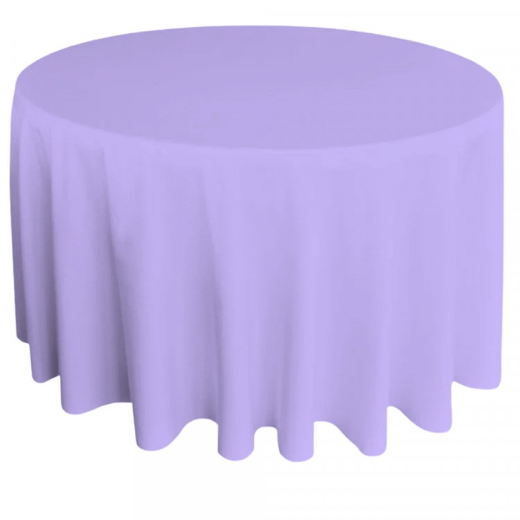 Tablecloth Round Lila	120