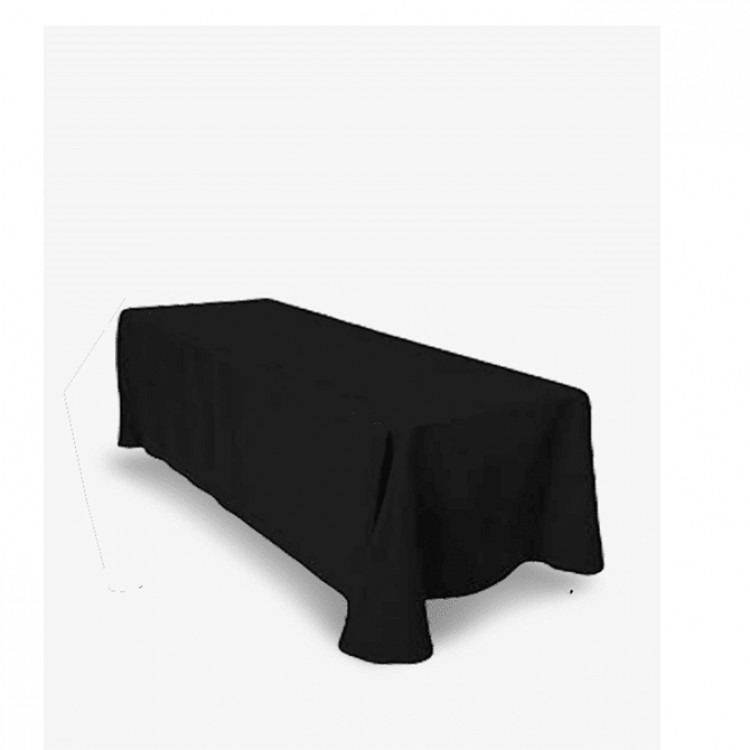 Tablecloth Rectangular Black 90x132 (6FT)