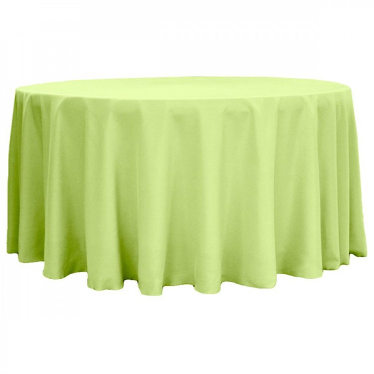 Tablecloth Round Light Green 120