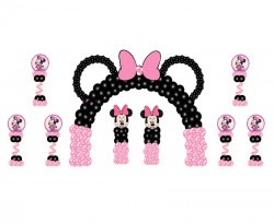 Minnie Mouse Balloon Decoration