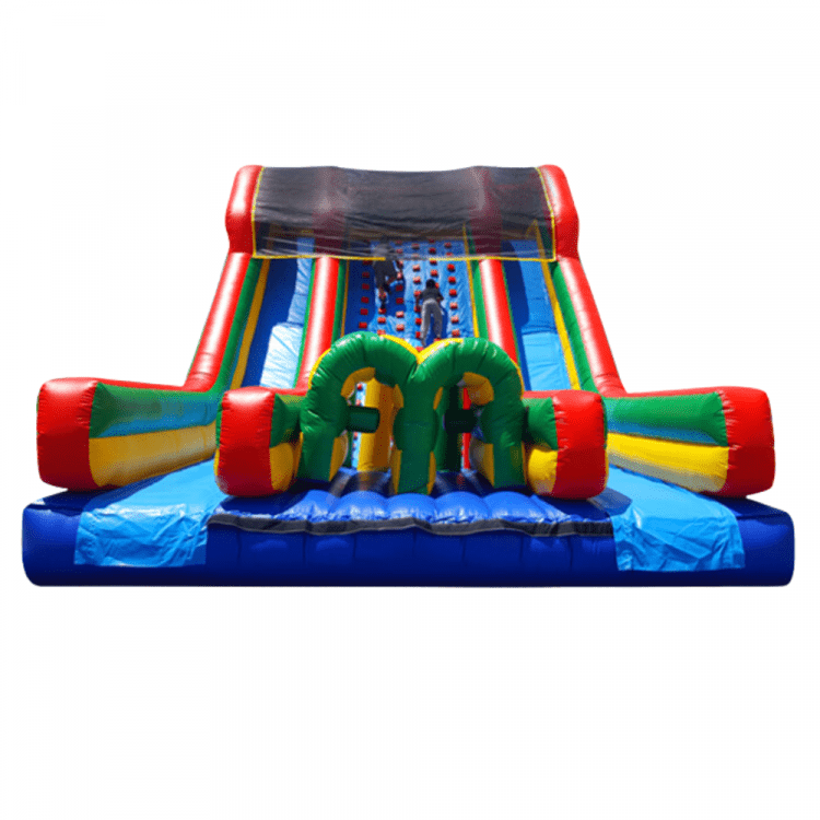 Inflatable Rock Wall Climbing Slide