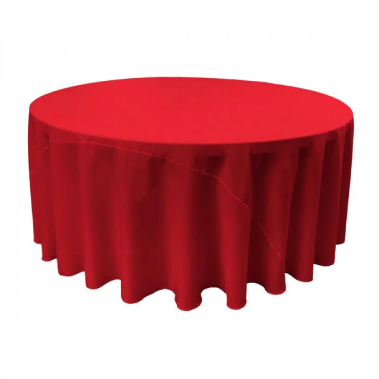 Tablecloth Round Red 120