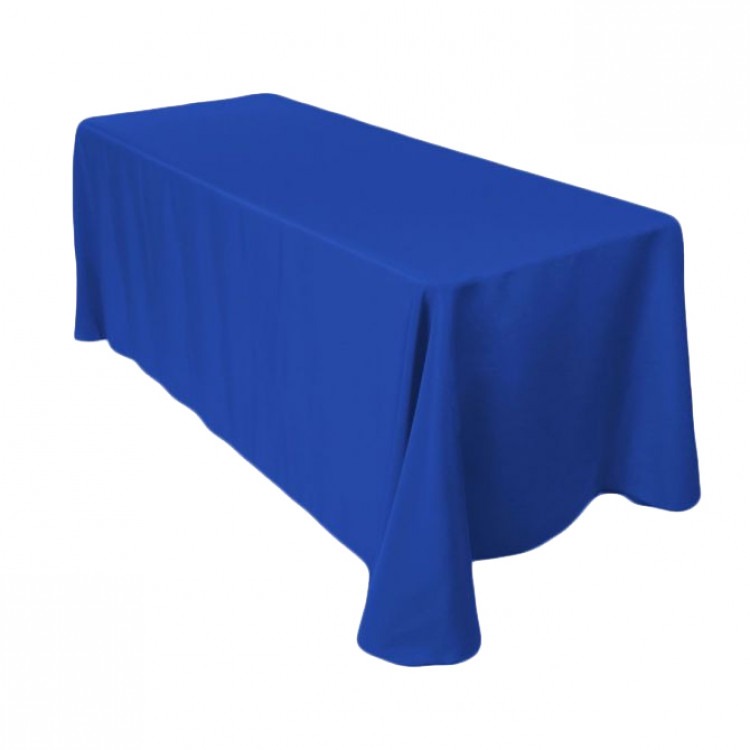 Tablecloth Rectangular Royal Blue 90x156 (8FT)