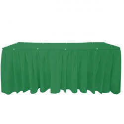 Tablecloth Rectangular Table Skirt Forest Green 90x132 (6FT)