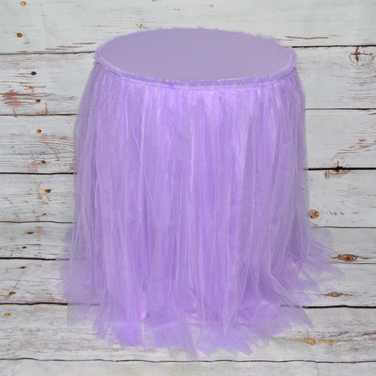 Lila Tutu Pedestal Covers