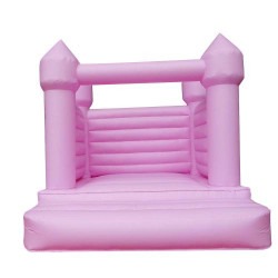 Just Pastel Pink Bounce House Castle