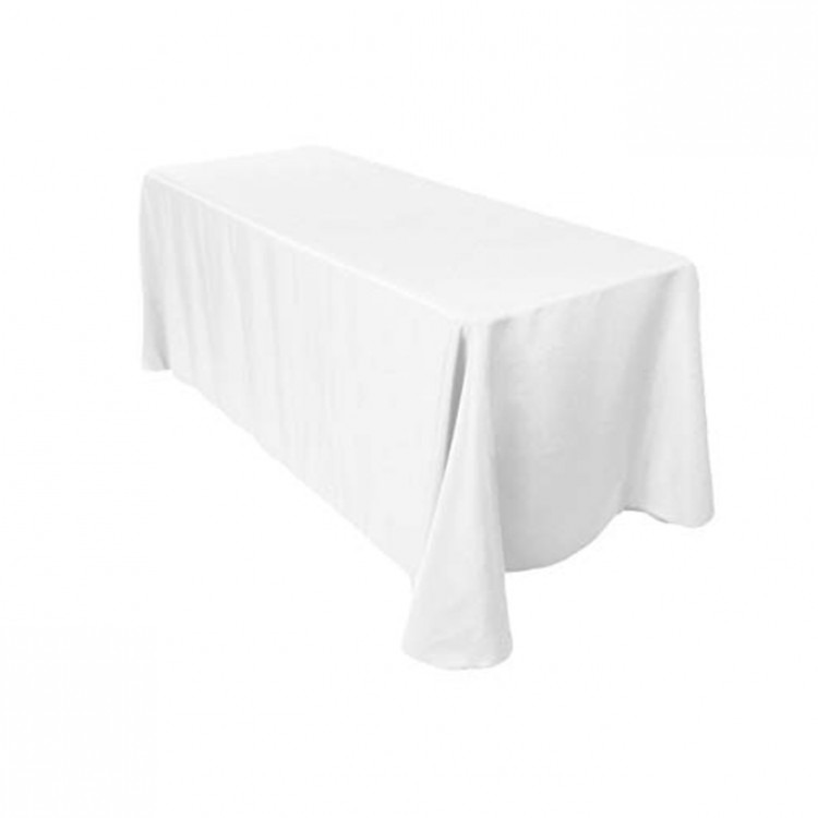 Tablecloth Rectangular White 90x156 (8FT)