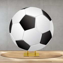 Soccer Round Backdrop