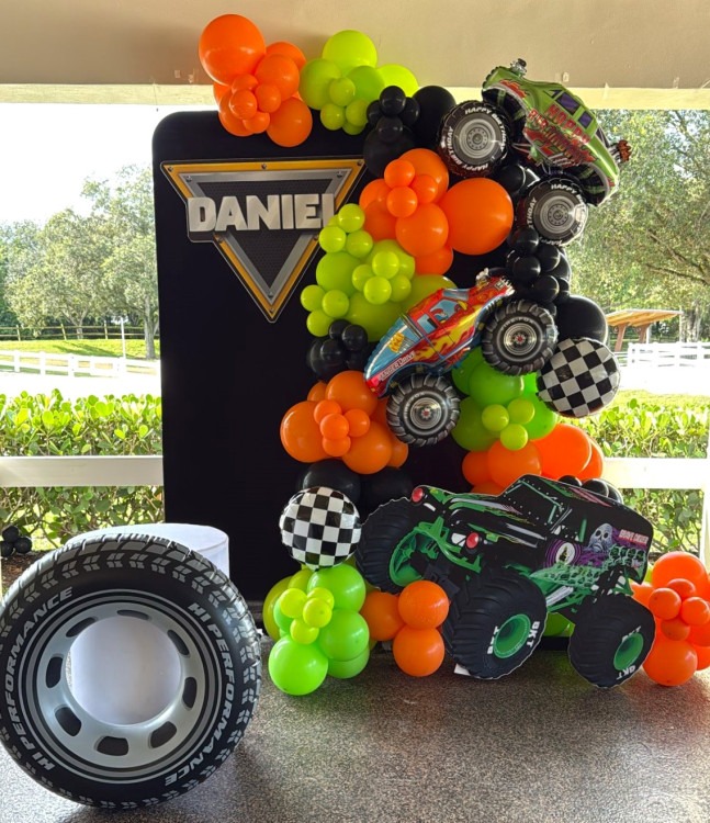 Small Modern Decor Package Monster Truck