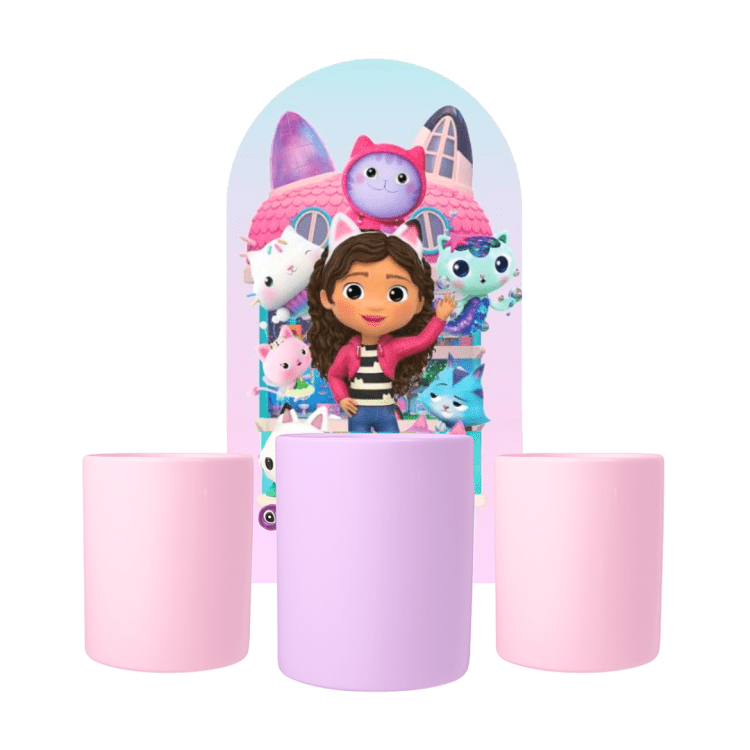Gabby's Dollhouse Party Set Decoration