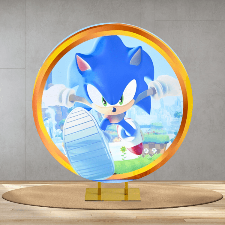 Sonic Round Backdrop Sonic Round Backdrop