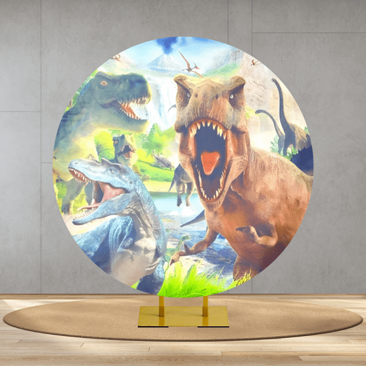 Jurassic Park Round Backdrop Jurassic Park Round Backdrop