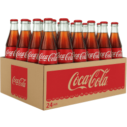 Coca Cola Soda Glass Bottle 12 Oz (24-bottle pack)