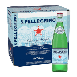 San Pellegrino Water Glass Bottle 25.30 Oz (12-bottle pack)