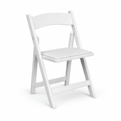 Resin White Folding Chairs