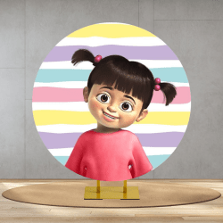 Monster Inc Round Backdrop