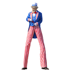 Uncle Sam Stilt Walker