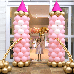 Princess Balloon Columns